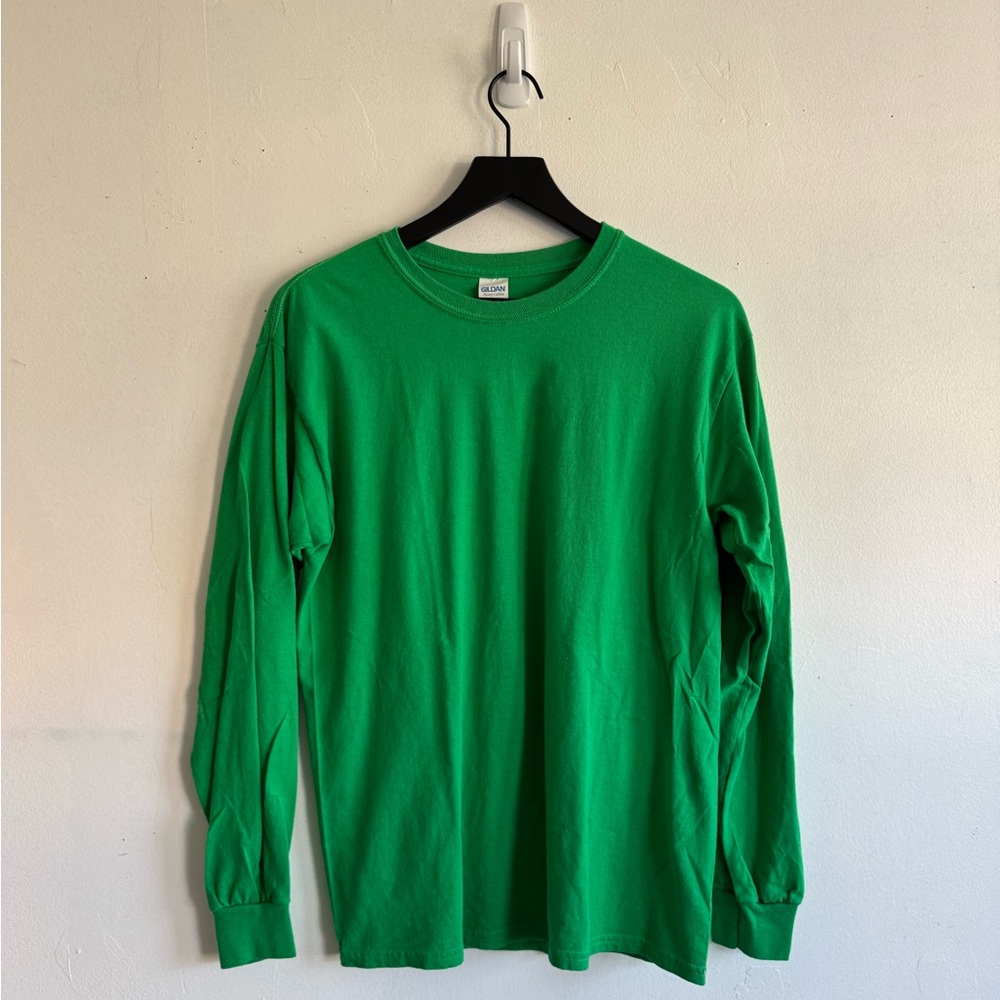 Green Long Sleeve Men's Shirt